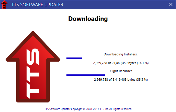 Software Updater Downloading